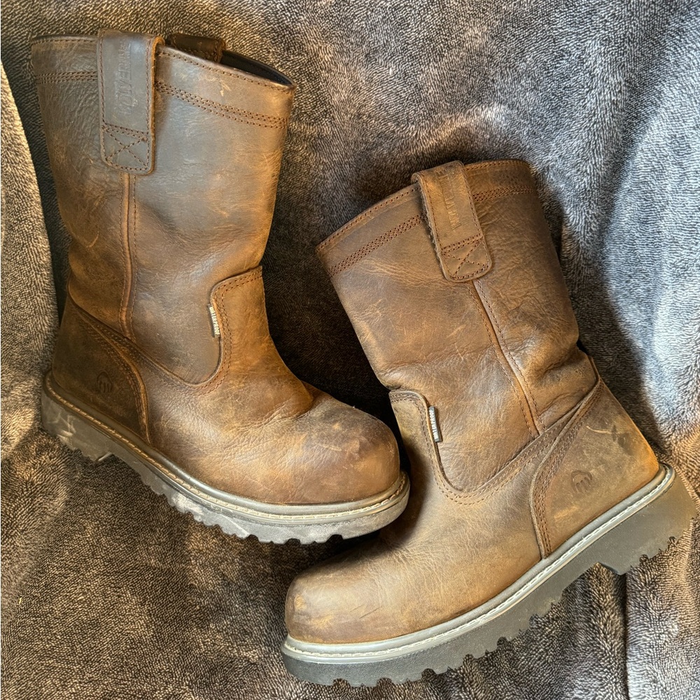 Wolverine Women’s Steel Toe Wellington Work Boots 8W